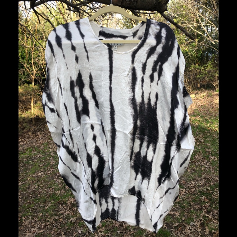 CAbi Flowy Silk Tunic Style 137